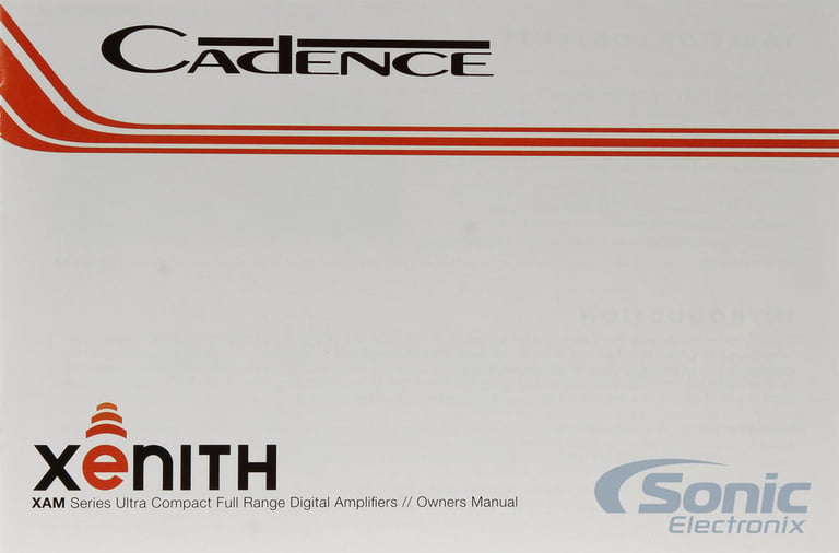 Cadence XAM500.4BT Image 6