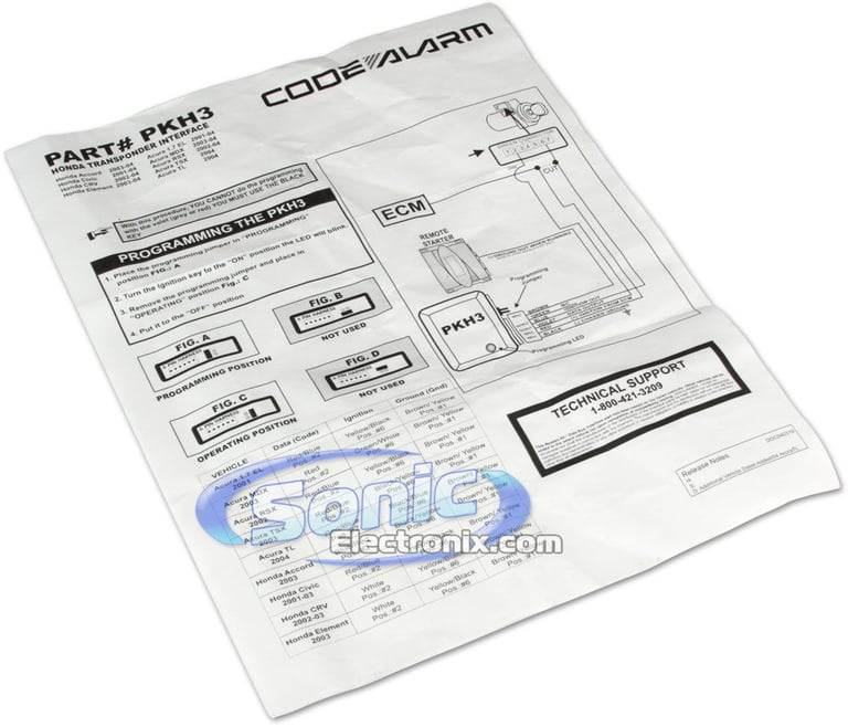 Code Alarm PKH3 Image 2