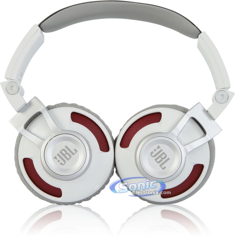 JBL Synchros S300A - White/Red + Sonic Electronix Bonus Pack 3 Image 4