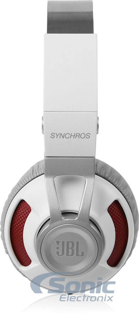 JBL Synchros S300i - White/Red + Sonic Electronix Bonus Pack 3 Image 3