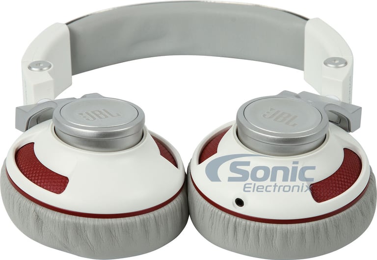 JBL Synchros S300i - White/Red + Sonic Electronix Bonus Pack 3 Image 5