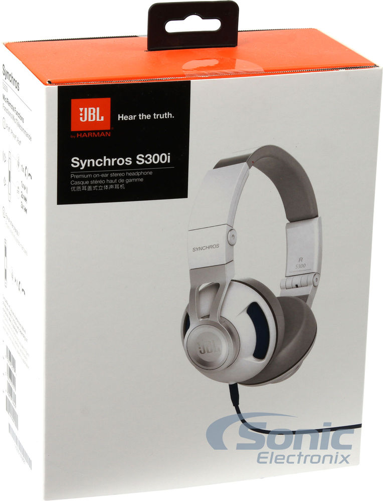 JBL Synchros S300i - White/Blue + Sonic Electronix Bonus Pack 3 Image 14