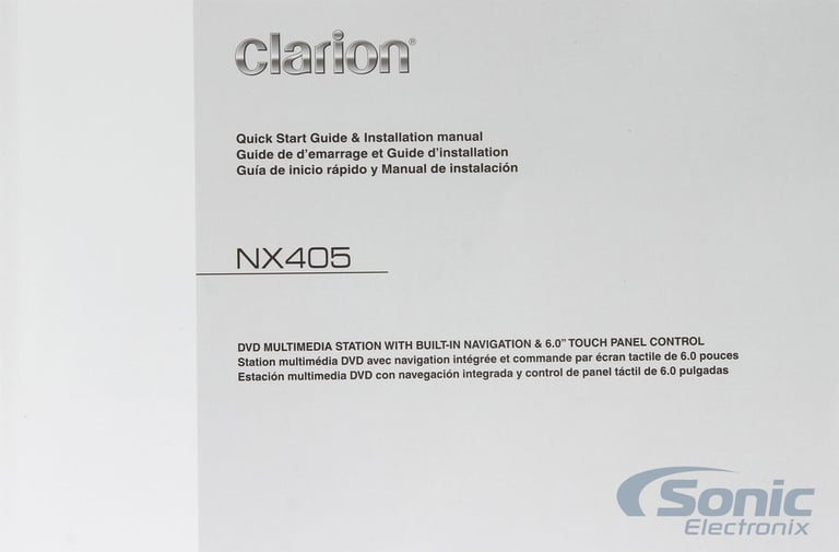 Clarion NX405 Like New, Demo Product Image 12