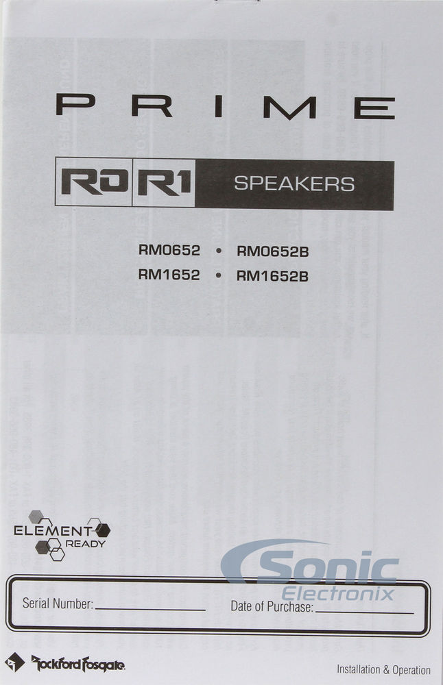 Rockford Fosgate RM0652 Image 6