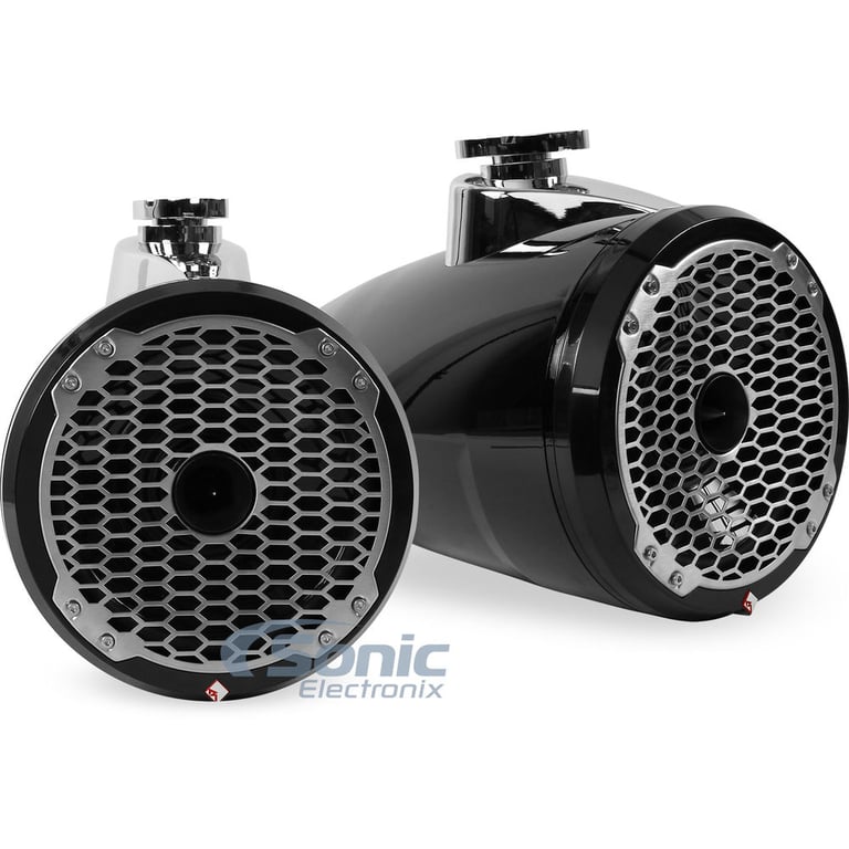 Rockford Fosgate PM282HW-B 8" Punch Wakeboard Tower Speakers Image 1
