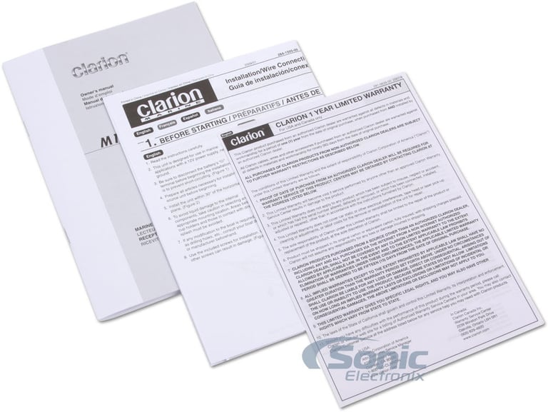 Clarion M109 **Best Price on Web!** Image 5
