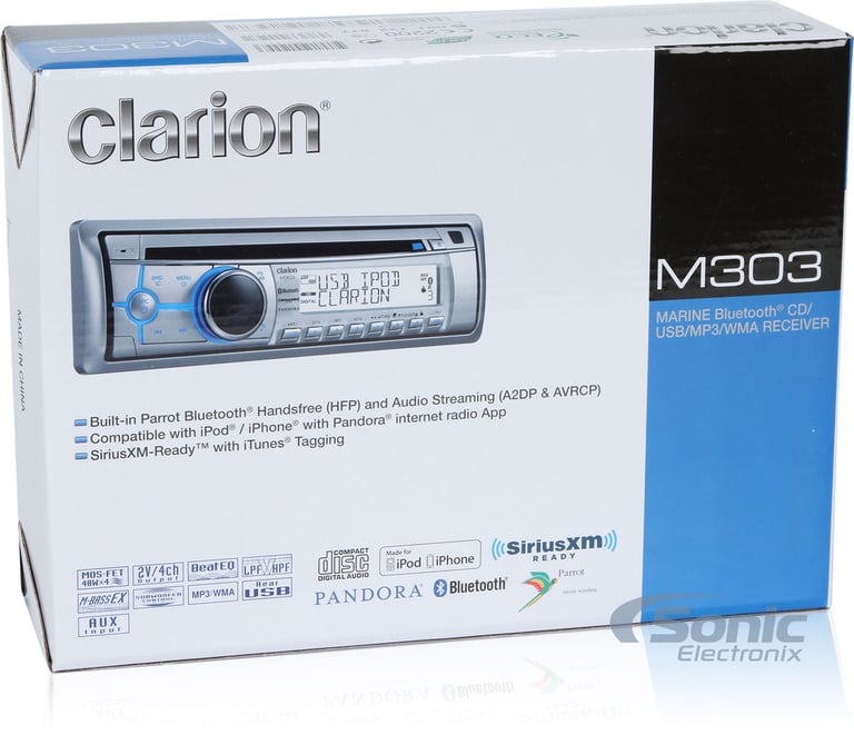 Clarion M303 Marine Stereo Image 6