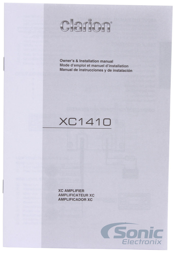 Clarion XC1410 Like New, Demo Product Image 5