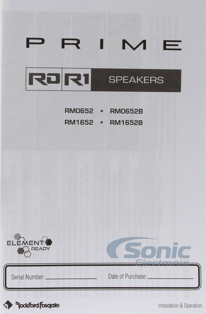 Rockford Fosgate RM1652 Image 6