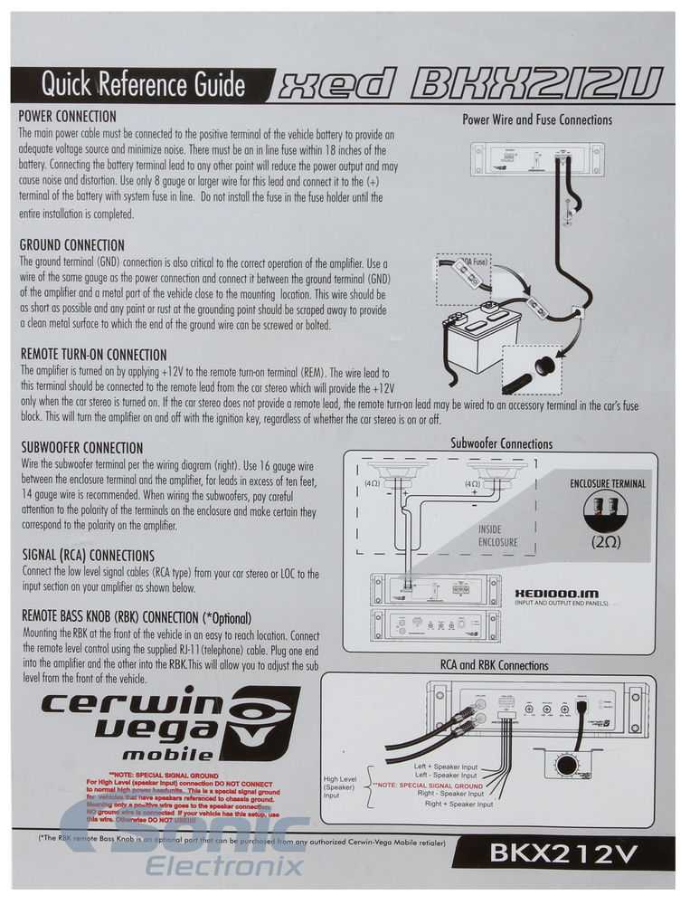 Cerwin-Vega BKX212 (Open Box, Good) Image 14