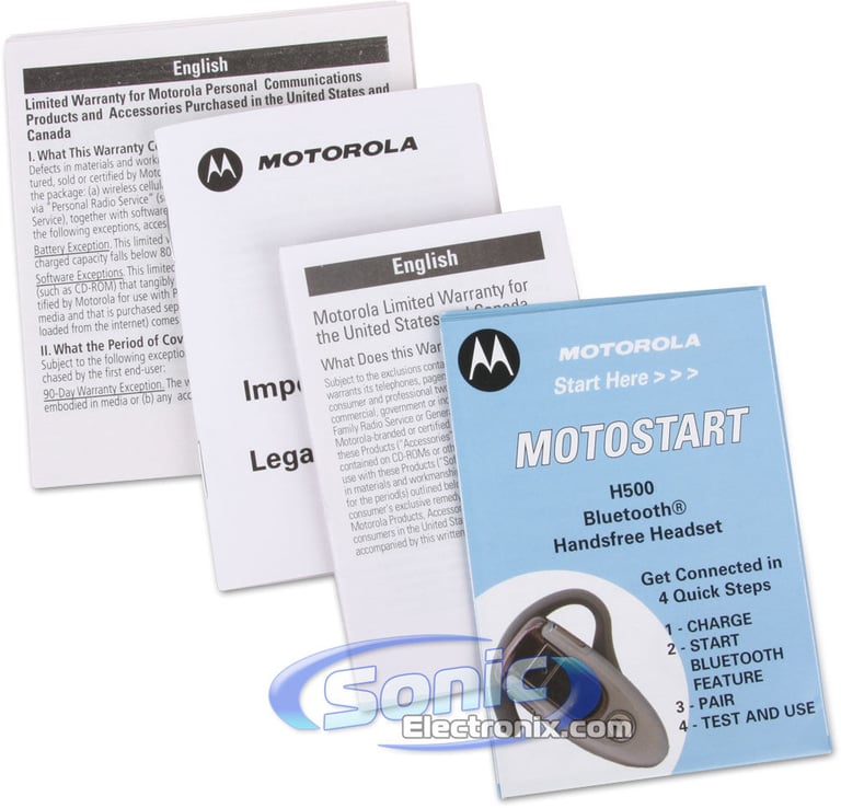 Motorola H500 (Pink)  Image 4