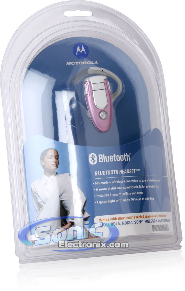 Motorola H500 (Pink)  Image 5