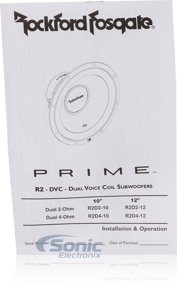 Rockford Fosgate Prime R2D4-12 (Open Box, Like New) Image 7