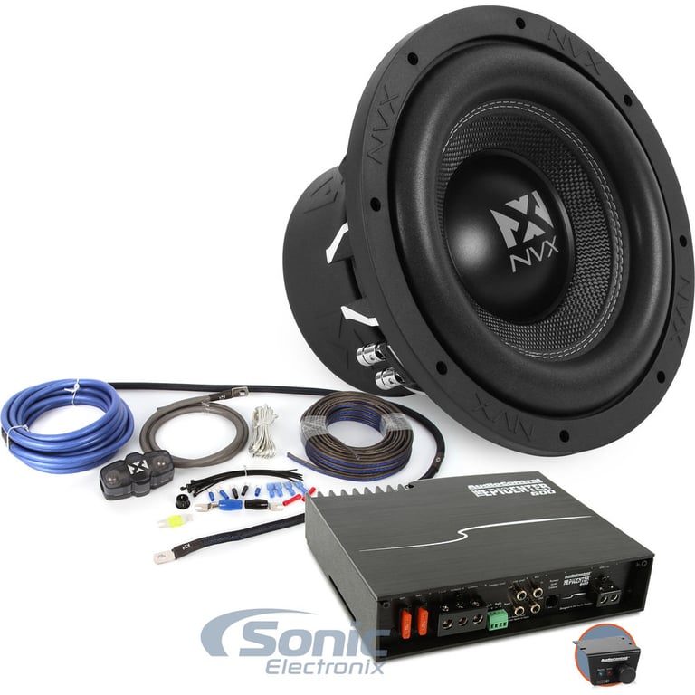 AudioControl + NVX Bass Bundle w/ Premium Amp Kit Image 1