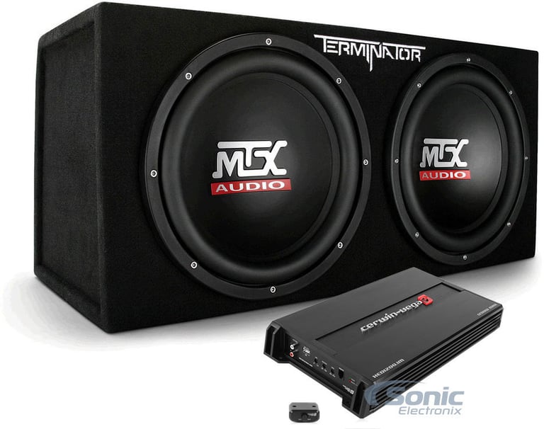 MTX + Cerwin Vega 450 Watts RMS Bass Bundle Image 1