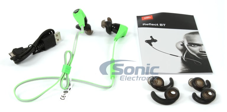 JBL Synchros SPORT Series Reflect - Green + Sonic Electronix Bonus Pack 3 Image 4