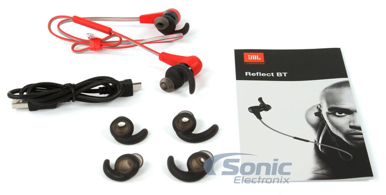 JBL Synchros SPORT Series Reflect - Red + Sonic Electronix Bonus Pack 3 Image 4
