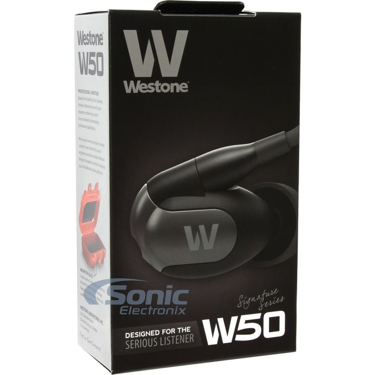 Westone W50 Signature Series In-Ear Monitors + Sonic Electronix Bonus Pack 4 Image 8