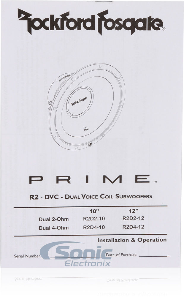 Rockford Fosgate Prime R2D4-10 (Open Box, Great) Image 5
