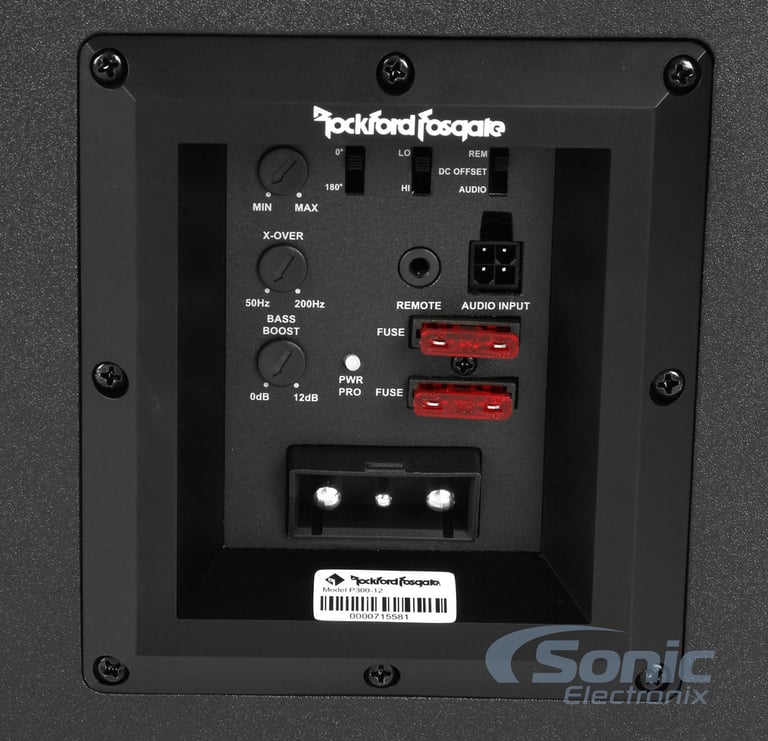 Rockford Fosgate Punch P300-12 OPEN BOX COMPLETE Image 5