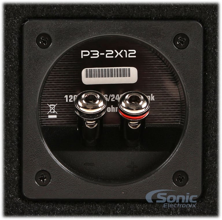 Rockford Fosgate Punch P3-2X12 - Open Box, Acceptable but Missing part(s) (Used) Image 5