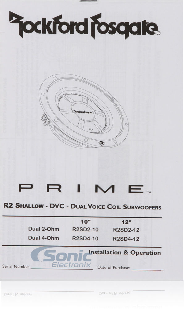 Rockford Fosgate Prime R2SD2-12 (Open Box, Like New) Image 8