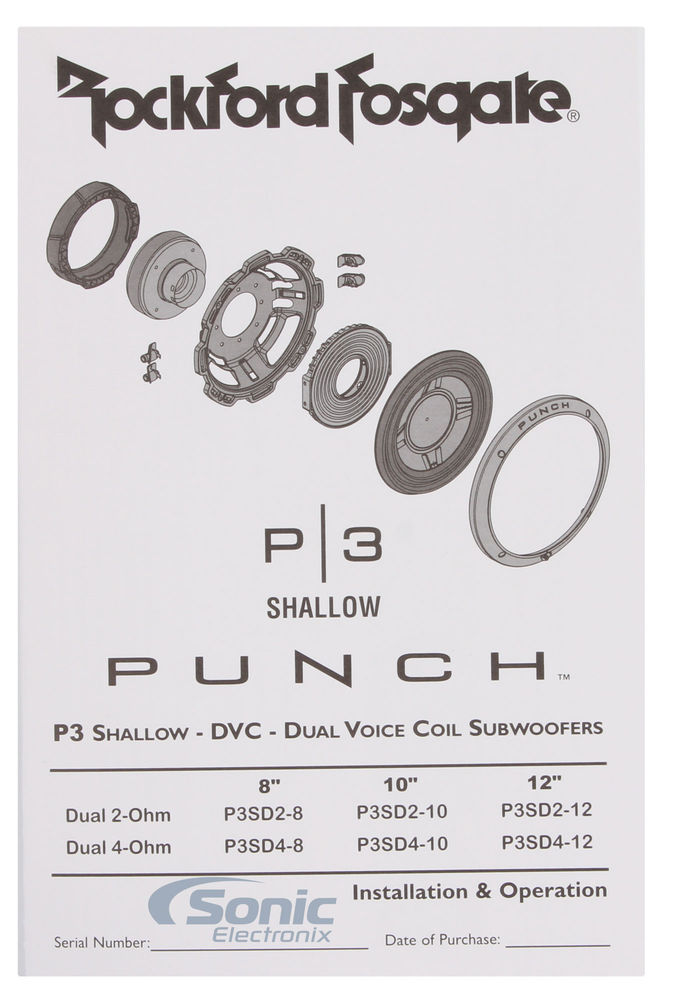 Rockford Fosgate Punch P3SD2-10 (Open Box, Like New) Image 6