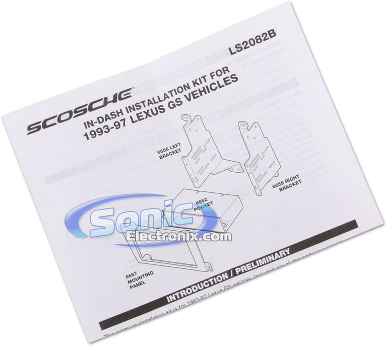 Scosche LS2082B / LS2082 Dash Kit Image 2