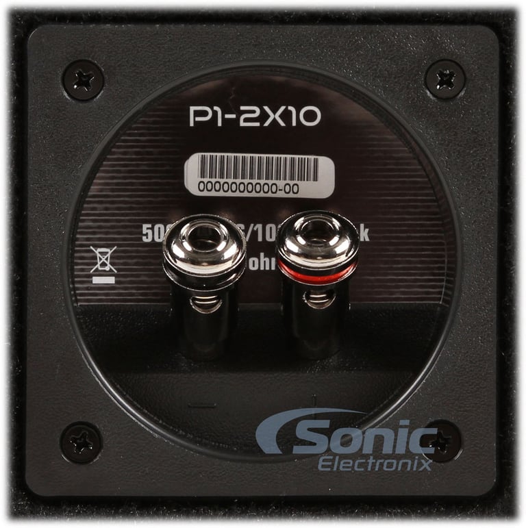 Rockford Fosgate Punch P1 Dual Subwoofer Loaded Enclosure - P1-2X10 (Open Box, Like New) Image 5