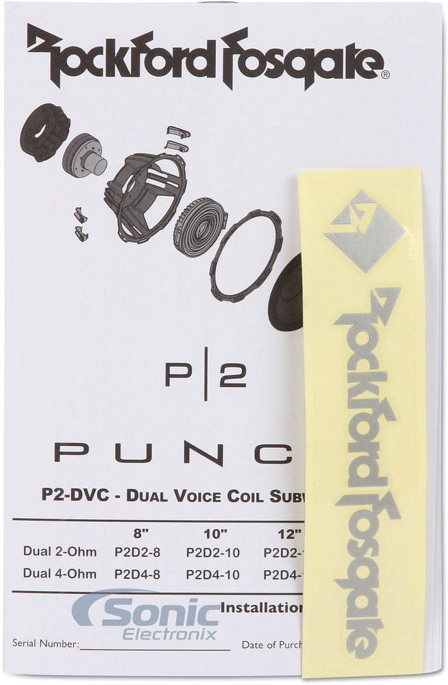 Rockford Fosgate Punch P2D2-15 (Open Box, Great) Image 8