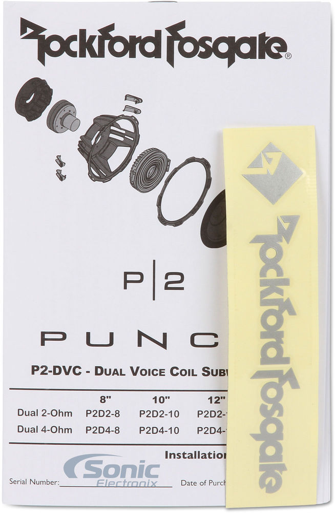 Rockford Fosgate Punch P2D4-15  - New (Damaged Packaging, Product A+) Image 8