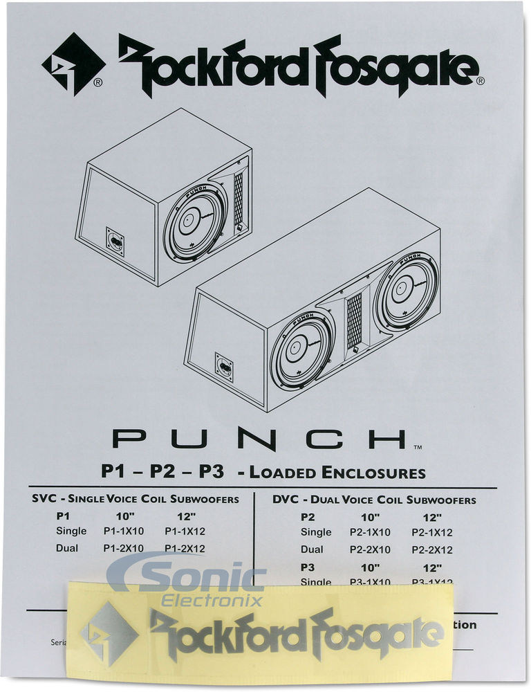 Rockford Fosgate Punch P3 P3-1X12 (Like New (Open Box)) Image 5
