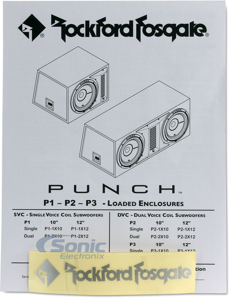 Rockford Fosgate Punch P3-2X10 Image 6