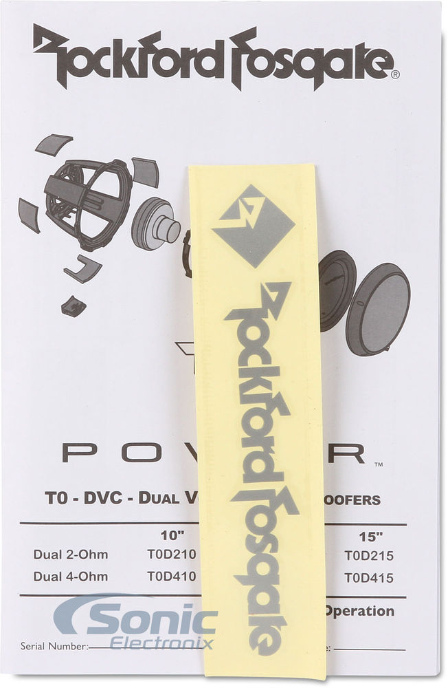 Rockford Fosgate Power T0D215 Image 8