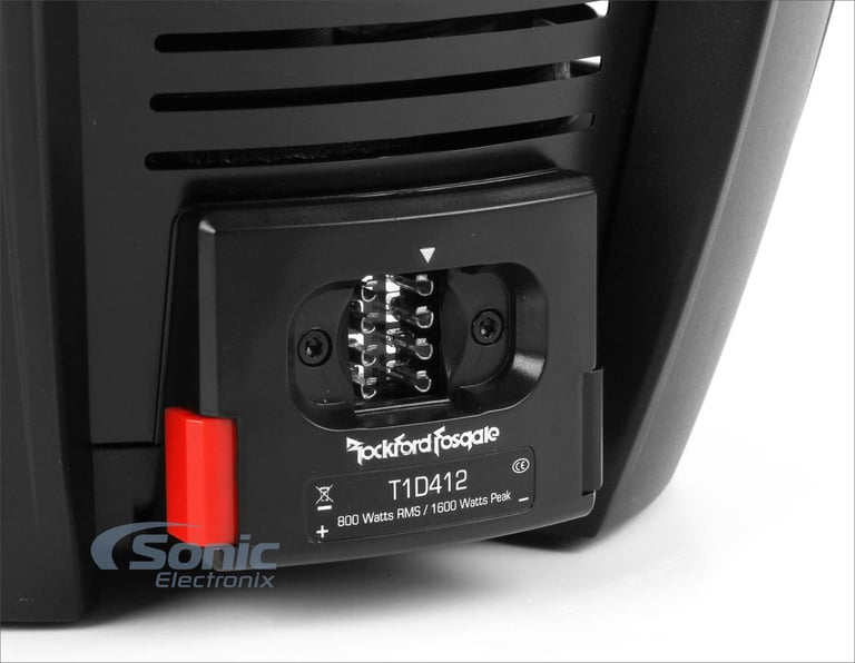 Rockford Fosgate Power T1D412 (Open Box, Like New) Image 7