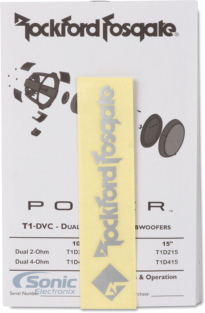Rockford Fosgate Power T1D415 (Open Box, Like New) Image 10