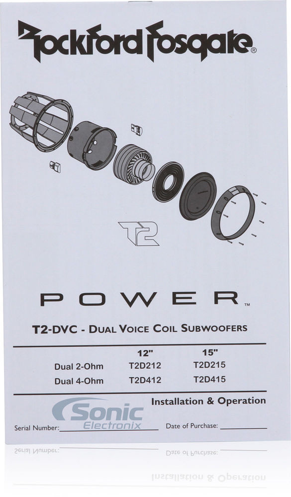 Rockford Fosgate Power T2D415 Image 7