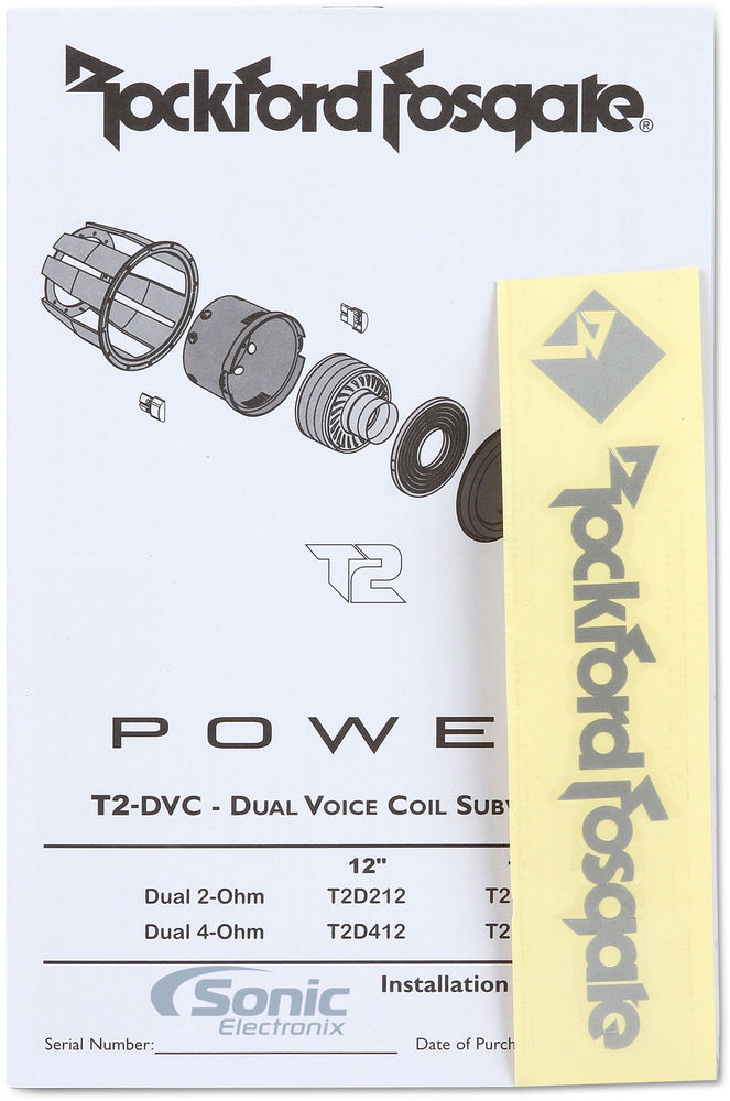 Rockford Fosgate Power T2D212 Image 6