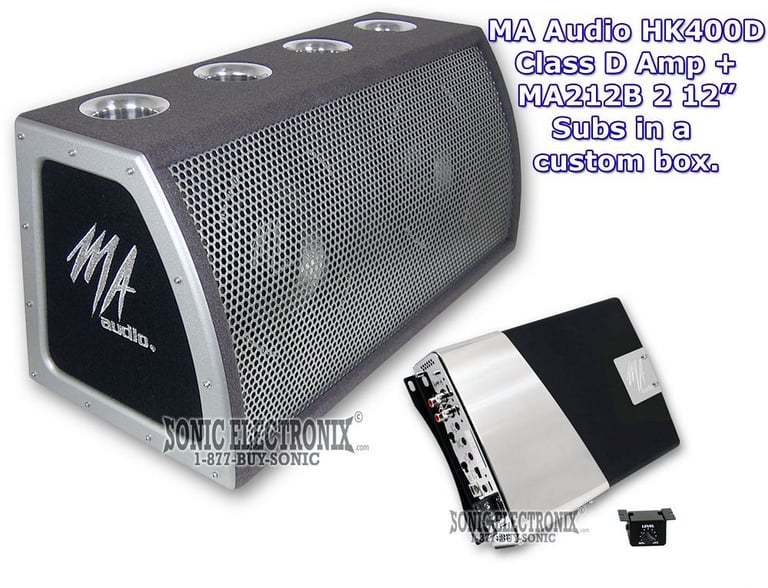 Amp + Subs + Box Combo: MA Audio HK400D + MA212B Image 1