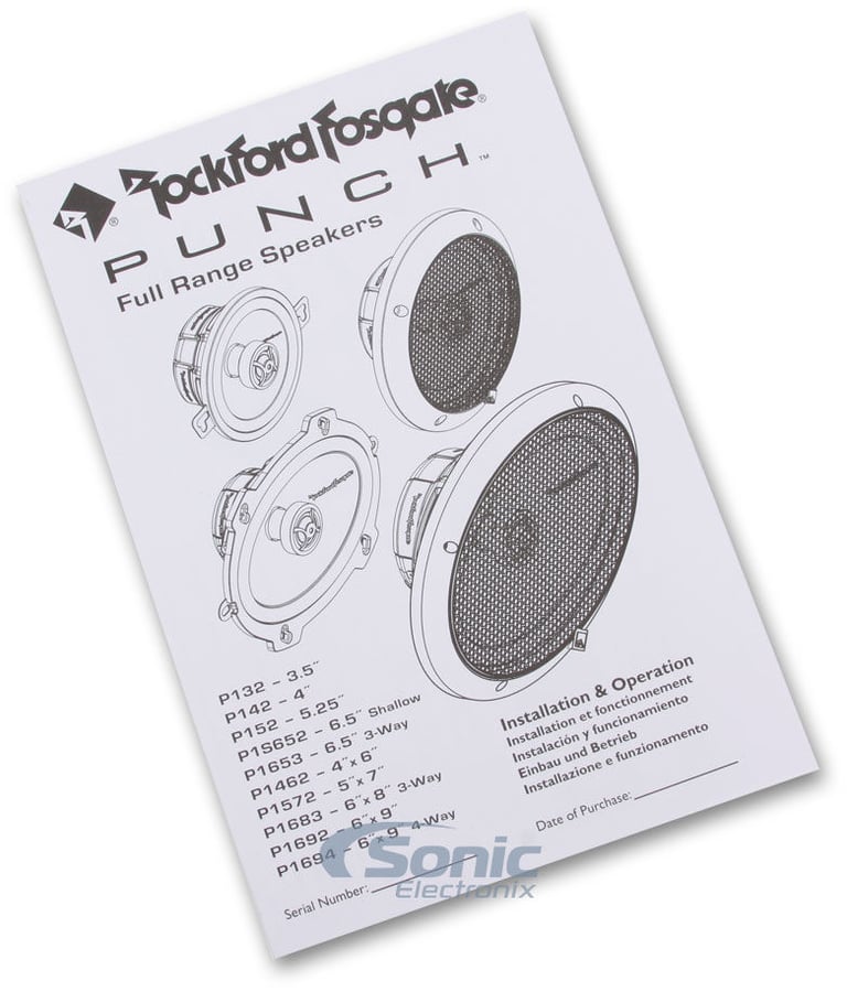 Rockford Fosgate Punch P1 P1683 (Like New (Open Box)) Image 6
