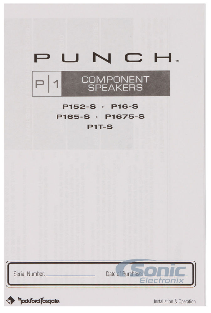 Rockford Fosgate Punch P1675-S (Open Box, Good) Image 9