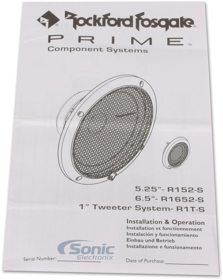 Rockford Fosgate PRIME R1T-S (Open Box, Like New) Image 7