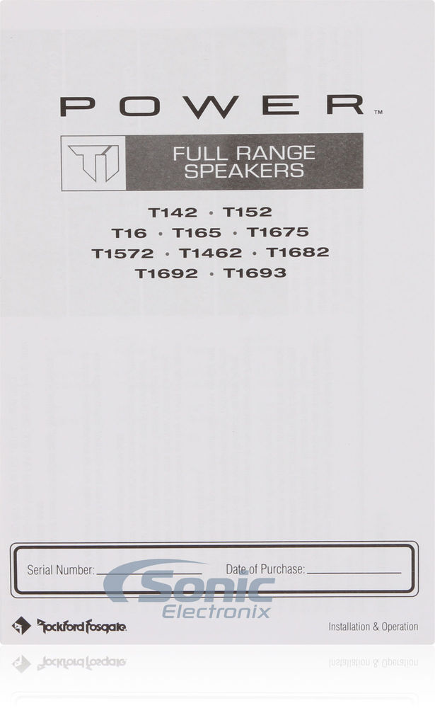 Rockford Fosgate T1675 (Open Box, Great) Image 9