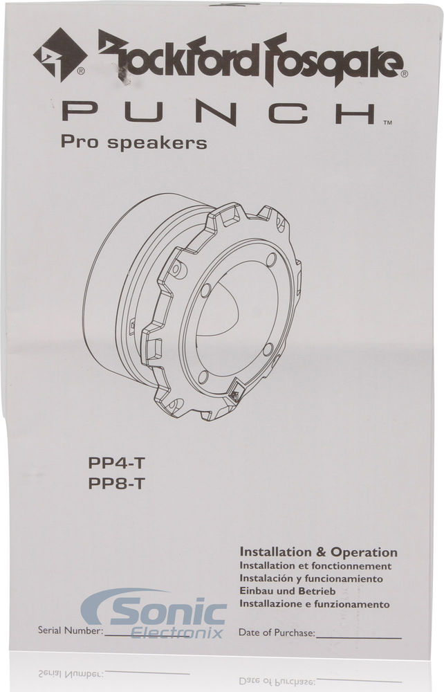 Rockford Fosgate Punch Pro PP4-T (Sold Individually) (Open Box Complete) Image 5