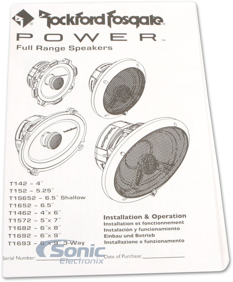Rockford Fosgate Power T1682 (Open Box, Like New) Image 6