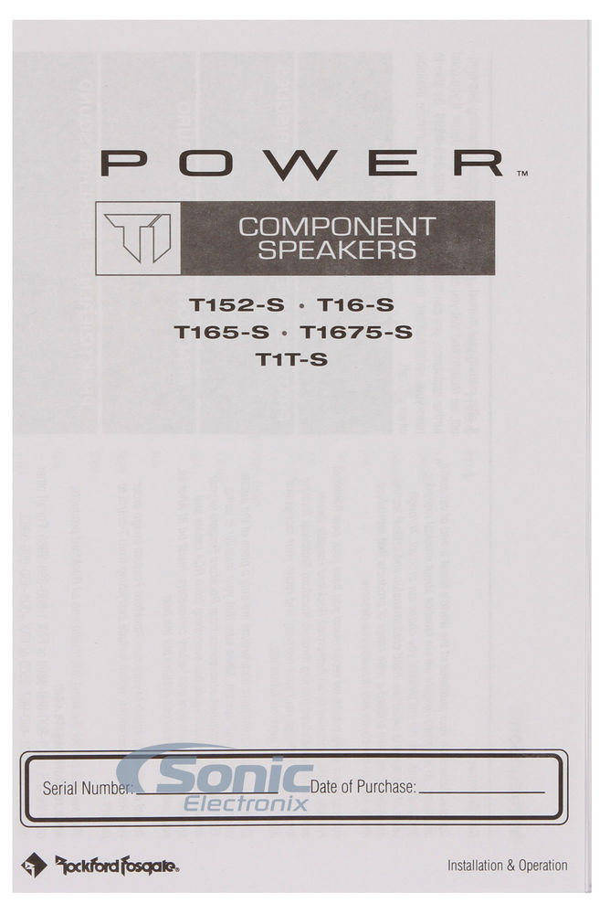 Rockford Fosgate Power T165-S Image 10