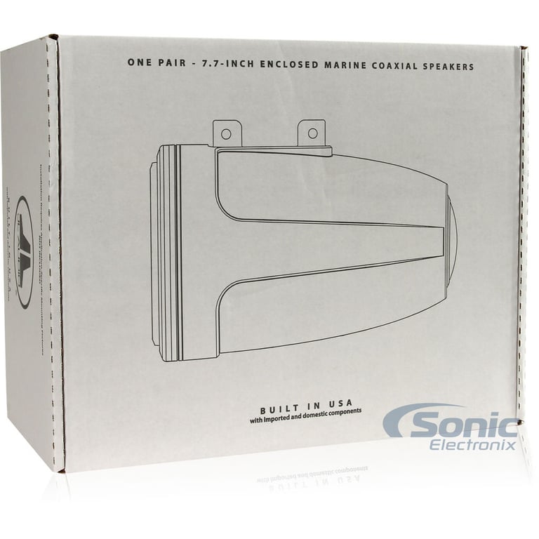 JL Audio M770-ETXv3-CG-WH - White with Classic Grilles (Open Box) Image 5