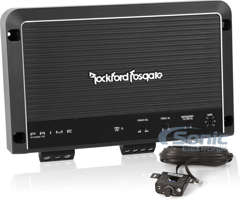 Rockford Fosgate Prime R1200-1D OPEN BOX COMPLETE Image 9