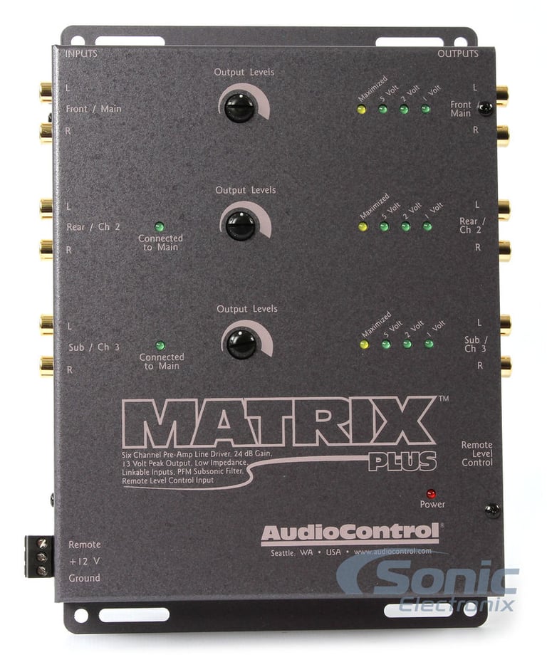 AudioControl MATRIX PLUS (Gray) OPEN BOX COMPLETE Image 9