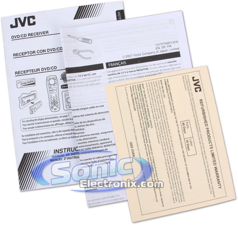 JVC KD-DV5400 R/B Image 7